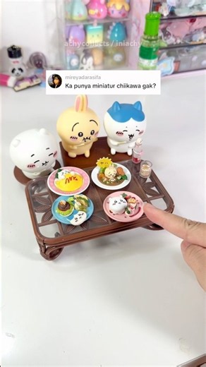 Miniatur serba CHIIKAWA? Punya dong! #chiikawa #anime #mini #mainan #toys
