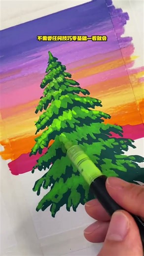 Drawing the most beautiful Christmas tree sitter tutorial in 2025, a must-read for those w