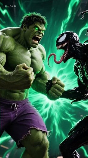 HULK vs VENOM 💥 Final Battle | 40s Epic Fight | Who Wins? 😱 #hulk #marvel #hulksmash #superhero