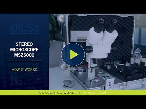 Mobile gemstone lab KA52KRS model - Stereo microscope MSZ5000 set up