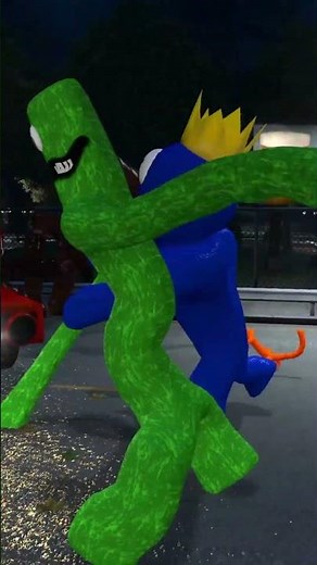 Choo Choo Charles vs Rainbow Friends?! Gmod #shorts