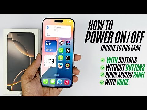 iPhone 16 /Pro/Max: How to turn ON/OFF (4 Super New Ways)
