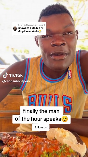 Replying to @klugervic Hope you heard the Cheff , its Fish not Dolphin or whale😌☺ #chopsnhops #kenyantiktok🇰🇪 #chops #foryou #ilovechopsnhops #xybca #foryoupage thanks @BRADLEY for enjoying our food at Chops in Buruburu Phase 5