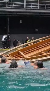 Collapsible | Lifeboat Disaster Water Tank and Crowd Panic BTS | Film Vault Exposed