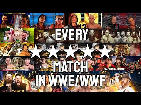 Every 5 Star Match In WWE/WWF (1994 - 2023)