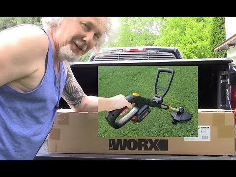 Worx GT Revolution Trimmer Edger Mower Un Boxing Set Up