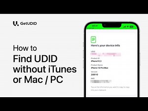 How to find UDID without iTunes or Mac/PC | GetUDID.dev
