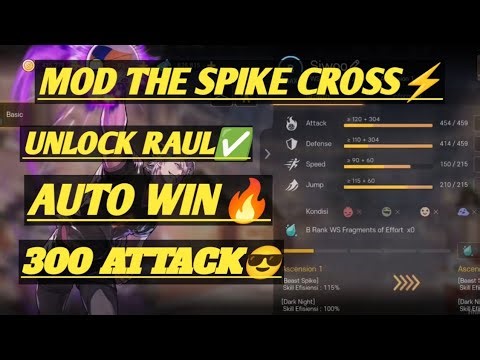 😱🔥 REVIEW MOD THE SPIKE CROSS by Han | SIWO TO RAUL 400 ATTACK!! OP PARAH