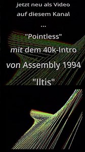 AMIGA-Demo "Pointless: Iltis (40k Intro)"
