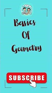 ✅️Basics of Geometry Explained #maths #shorts #trending