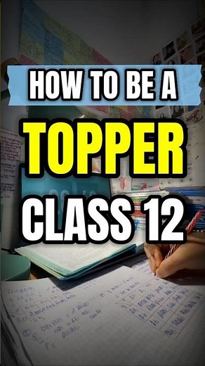 how to be a topper in Class 12 | Topper's strategy | #shorts #short