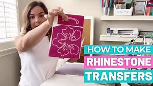 Want to add a little sparkle to your crafting life? Let's do a beginner step by step tutorial on rhinestone transfers with Silhouette! Want a written tutorial, check it out here: https://www.silhouetteschoolblog.com/2021/08/how-to-make-rhinestone-template-with.html | Silhouette School with Melissa Viscount