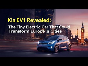 🚗⚡ Kia EV1 Revealed: The Tiny Electric Car That Could Transform Europe’s Cities
