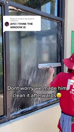 Reply to @modern.squeegee We love making content for yall! Its such a blast working for #FISH 🐟❤️ #windowcleaning #cleantok #satisfying