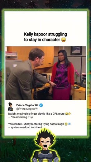 In The Office (2005) Rainn & Mindy – Kelly Kapoor Trying Not to Laugh at Dwight’s Insane Scene 😭💀