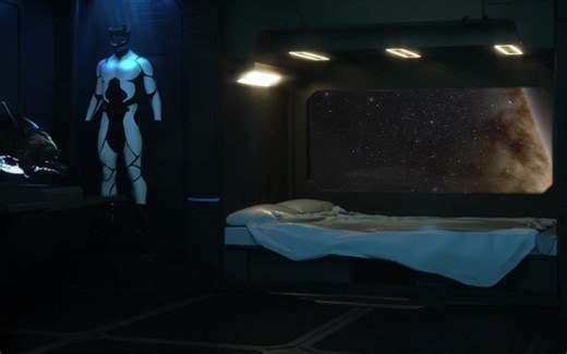 【ASMR未来科技感氛围】| 美丽的星球景观房