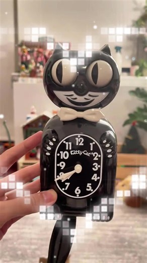 Kitten clock - eyes moving around so cute#toy #toys #kids #kidstoy #funny #interesting #fun #child #children #childhood #cat #kitten #clock #cute #foryou #fyp