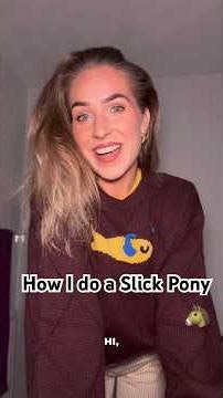 Slick Pony Tail #slickponytail #hairstyle #hairtutorial #ponytail #grwm