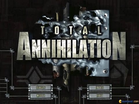 Total Annihilation gameplay (PC Game, 1997)