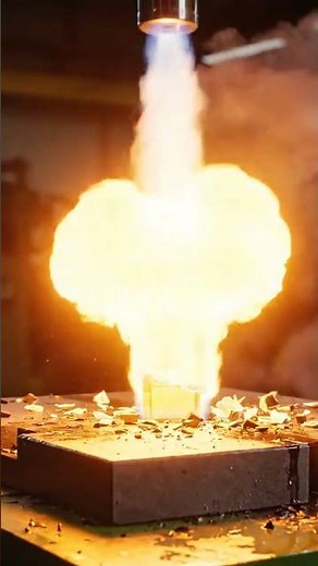 HYDRAULIC PRESS CRUSHES LIGHTER — BOOM! (SLOW MOTION FIREBALL) | Extreme Crushing Experiment