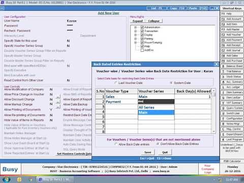 Lesson 10 - User Management in BUSY