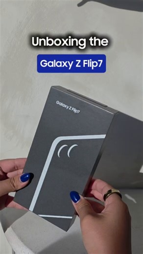214K views · 3.5K reactions | The #Unboxing series is not complete without the new Galaxy Z Flip7  With a bigger cover screen and improved battery life, your new Galaxy Z Flip7 is definitely a big HIT  #Samsung #GalaxyZFlip7 #unboxing #asmr | Samsung | Facebook