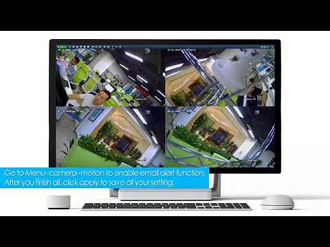 How to set up email alert for ANNKE DN81R security system