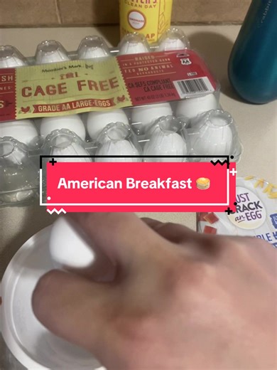 I call this breakfast “Mickey Mouse Breakfast” #breakfast#allamerican#tiktokfood#trending#momsoftiktok#cocina#viraltiktok#recetas#easyrecipe