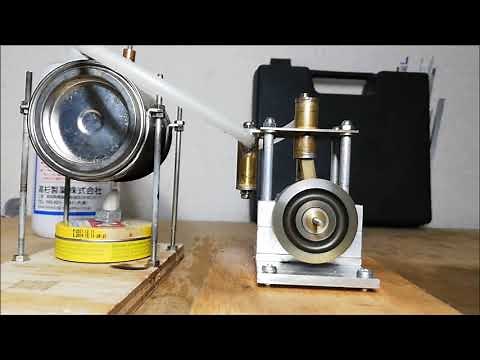 蒸気エンジン 自作 2号機