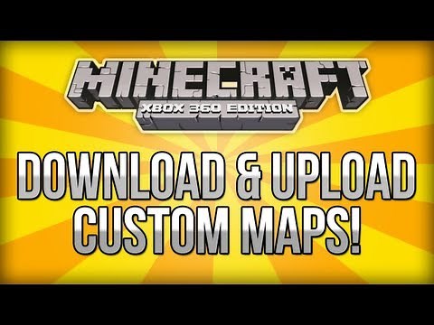 Minecraft (Xbox 360) - How To Download & Upload Custom Maps! - (Custom Maps Tutorial)