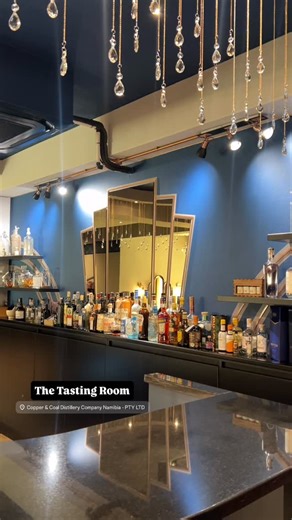 Distillery Namibia’s seductive tasting room - full of surprises and delight - do you have special occasion coming up? Book a tasting experience 🍸and have your friends talk about this forever! It is going to be a night to remember 💫 Find Distillery Namibia (under Namibian Products)on the Namibia App (Link in Bio). Bookings required. Proudly Namibian 🇳🇦 - situated in Windhoek. Or simply click on this link to book: https://namibia-app.com/listing/copper-and-coal-distillery-the-home-of-desolate-