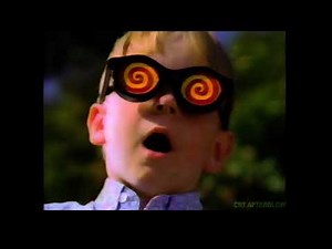 1992 Little Caesars Pizza Commercial | Pervert Kid Uses X-Ray Vision Goggles to Ogle Woman