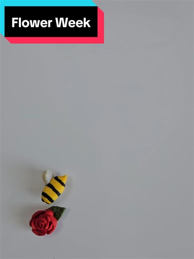 Day four of turning flowers into magnets and attracting magnet bugs 🐝 #art #hobbies #clay #handmade #crafts