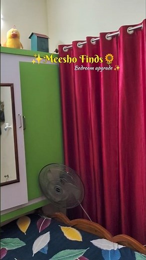 Bedroom Curtain Makeover ✨ Affordable Meesho Finds for a Cozy Bedroom Upgrade 🛏️🌙