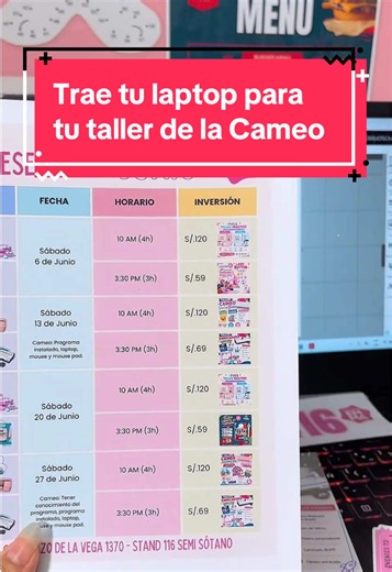 Taller de Cameo: qué llevar y cómo prepararte