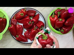 KAKO PRIPREMITI PEČENE PAPRIKE ZA ZIMNICU | kuhaj i peci