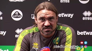 Daniel Farke wants to move on from that win against Manchester City...