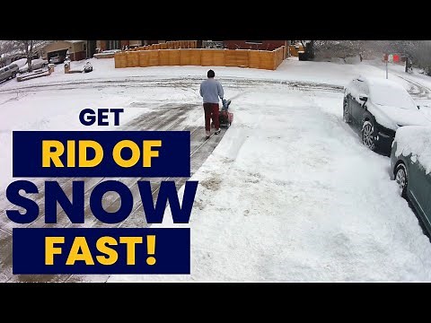 SATISFYING! Ultimate Guide to Efficient Snow Blowing for Your Driveway