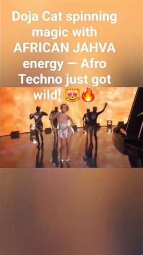 Doja Cat spinning magic with AFRICAN JAHVA energy — Afro Techno just got wild! 😻🔥