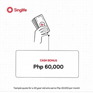 Cash for Income Loss provides a monthly allowance for 36 months plus a 2-month bonus on the 36th month. ​ Go to GCash to learn how! | Singlife Philippines