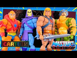 Masters of the Universe Cartoon Collection He-Man Skeletor Man-At-Arms Beast Man Mattel #review