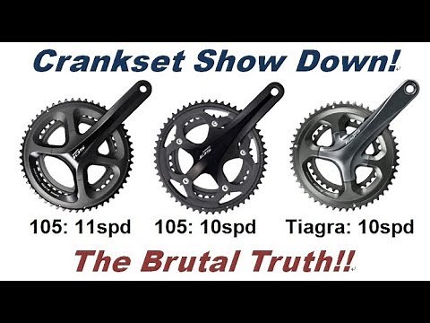 shimano 105 5800 crankset review! why i swapped & ditched my Tiagra ones!!