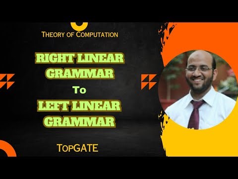 How to Convert Right Linear Grammar to Left Linear Grammar | Formal Languages & Automata Theory |TOC