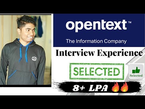 OpenText Interview Experience..|8+ LPA| |CSE| |Campus Placement| |How I got 8+ LPA| |Latest Updates|