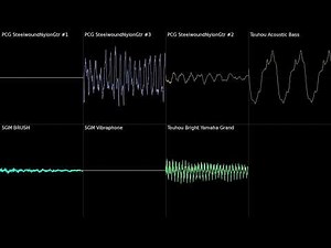 Undertale OST: 054 - Hotel (Oscilloscope View)
