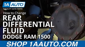 How to Change Rear Differential Fluid 2002-08 Dodge Ram 1500