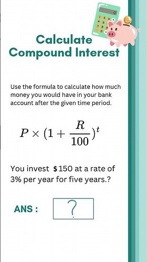 Can You Solve Maths Problem Compound Interest | Math Challenge #math #mathstricks