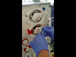 1/3 Hemodiálisis. Montaje y cebado del monitor 5008 de Fresenius