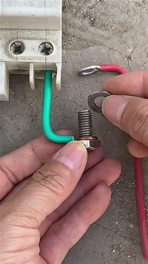 Copper And Aluminum Wire Connection Trick #ideas​ #shorts​ #screw​ #wire