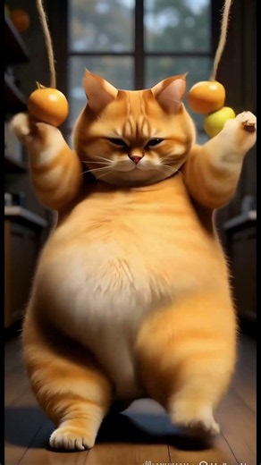 #fat fluffy creatures dance #joyful pet moves #cute round animals